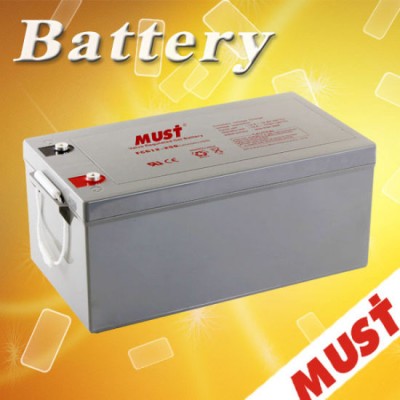 Must Fcg Matainance 12V 100ah 150ah 200ah 250ah Gel Solar Battery